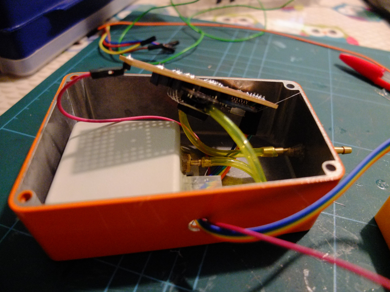 mems infrasound monitor breadboard