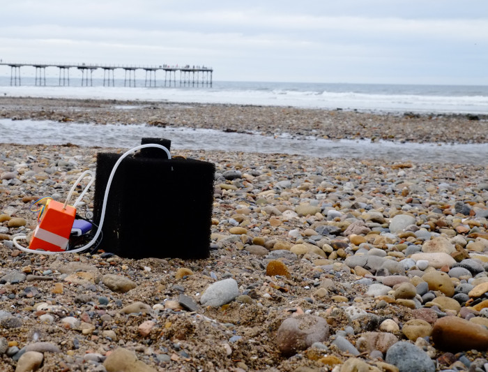 Infrasound Monitor on Saltburn Beach