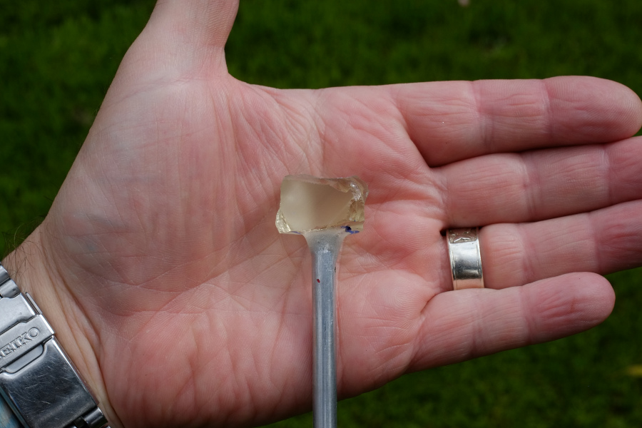 Yellow smokey quartz for faceting