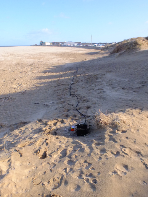 Infrasound Monitor on Redcar Beach - wavelet transform